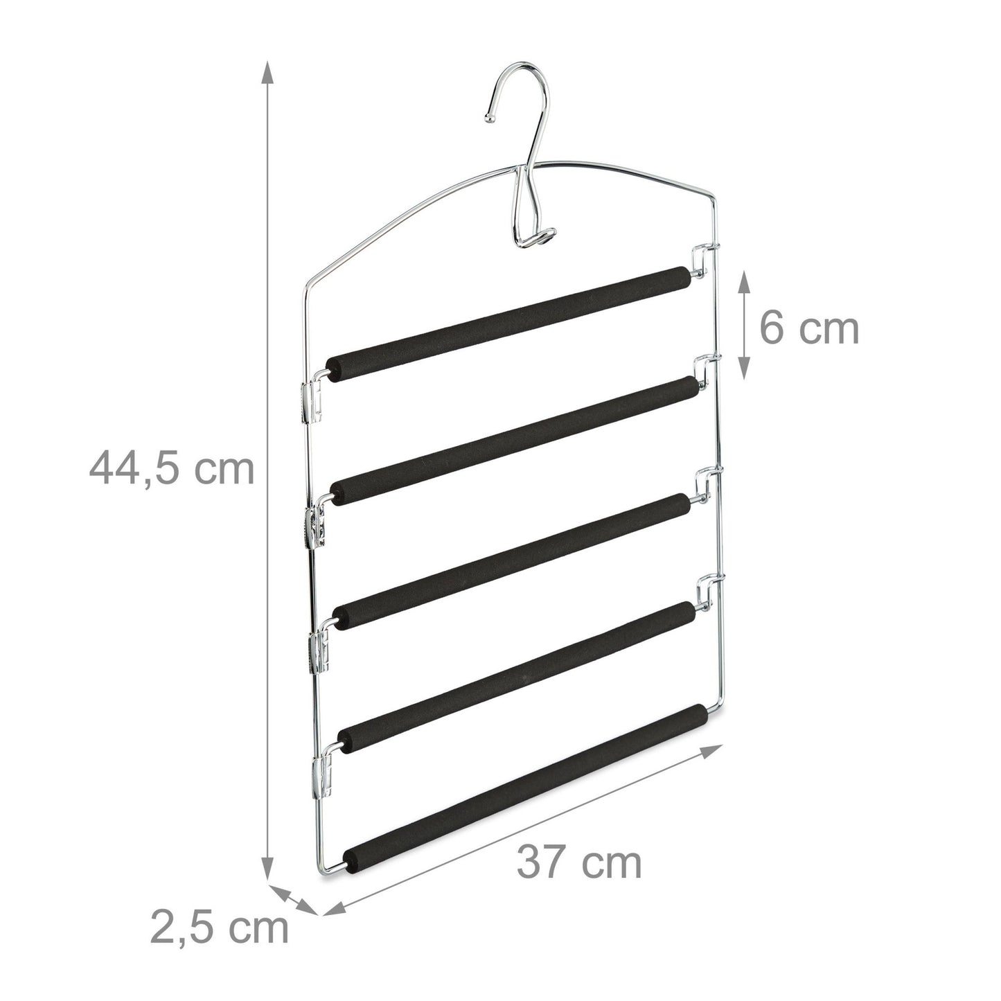 Trouser hanger 1s/3s pack