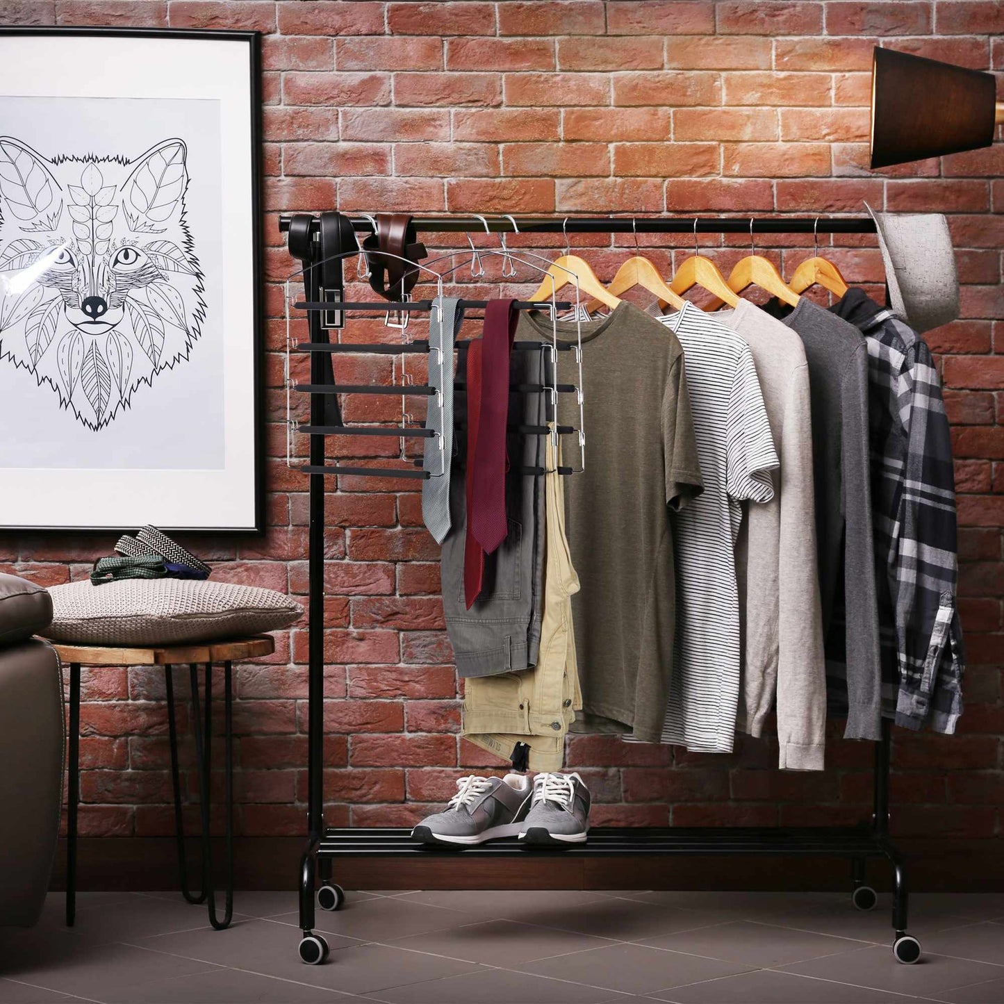 Trouser hanger 1s/3s pack