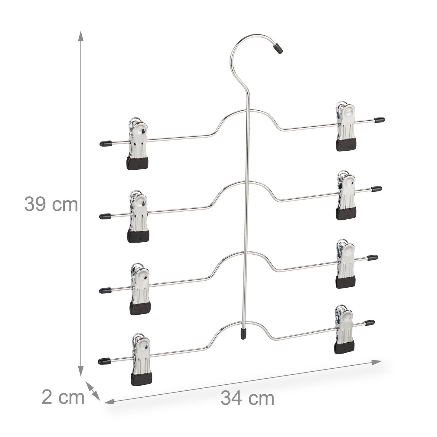 Trouser hanger set of 2