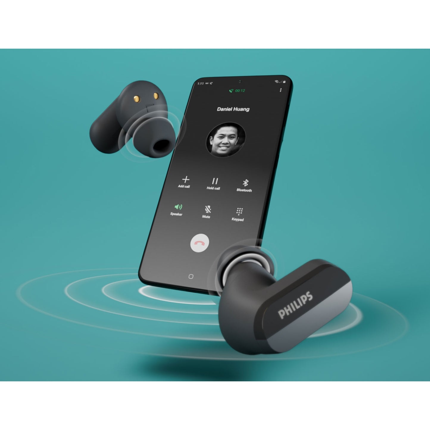 True Wireless In Ear Headphones - TAT3508BK