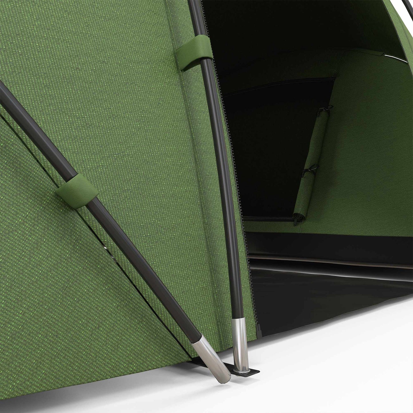 Tunnel Tent for 4-6 People, Waterproof 2000mm, Green