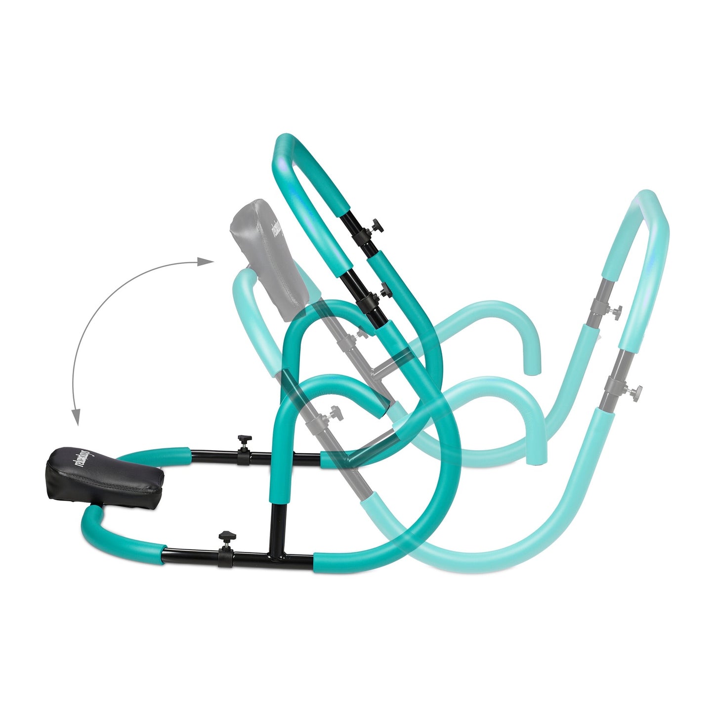 Turquoise Ab Trainer with Neck Support for Home Use