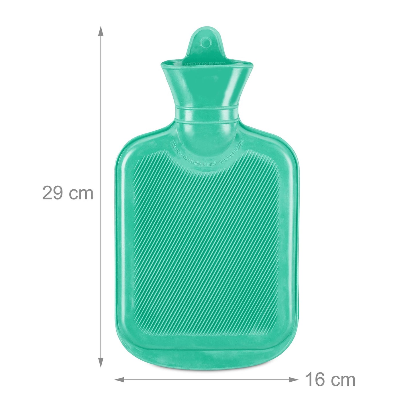 Turquoise Hot Water Bottle 1L – Leak-Proof, Pain Relief
