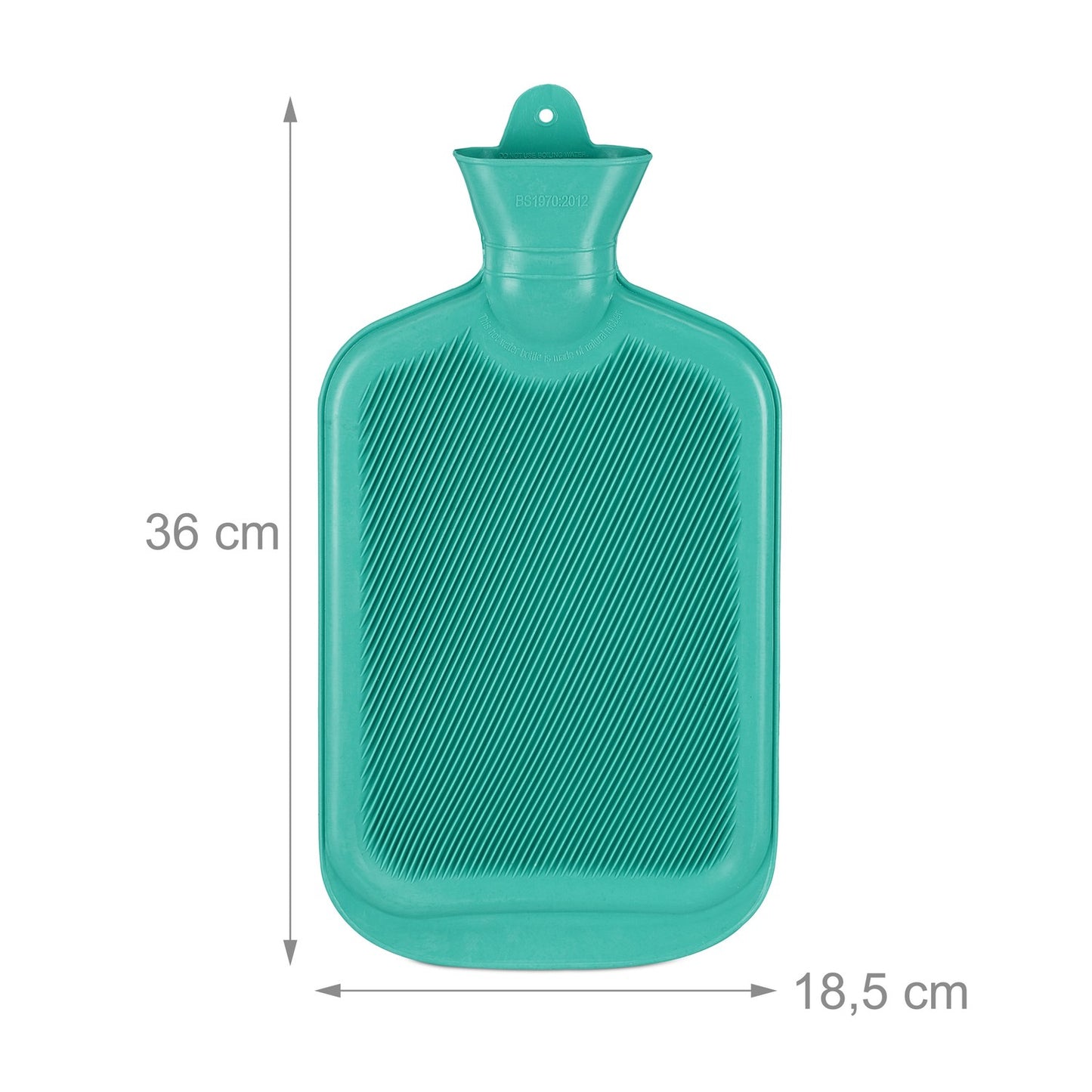 Turquoise Hot Water Bottle 2L