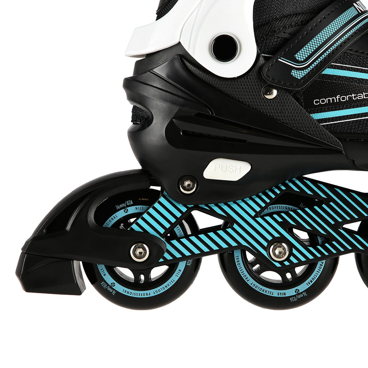 Turquoise In-Line Skates, Size L (39-42)