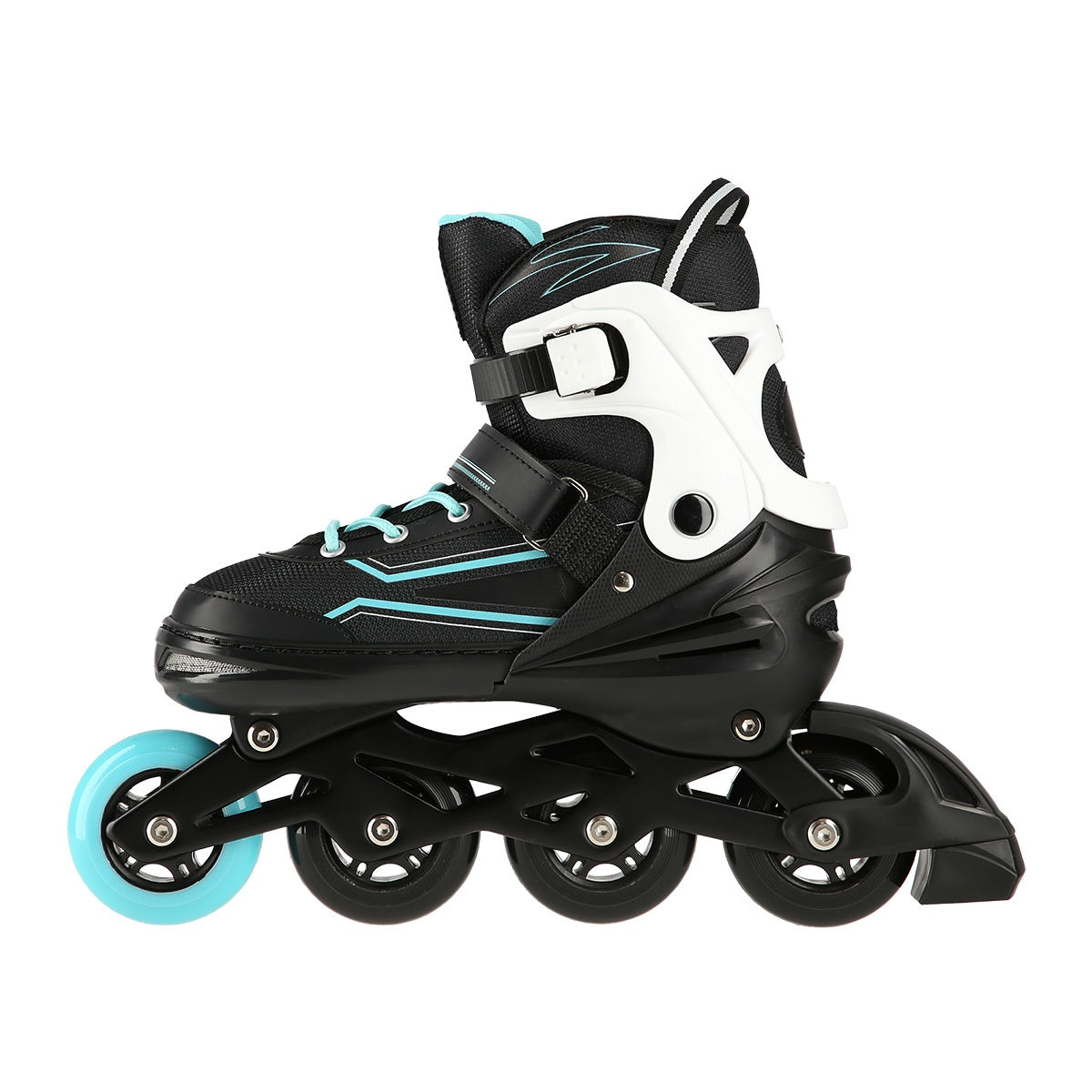 Turquoise In-Line Skates, Size M (35-38)