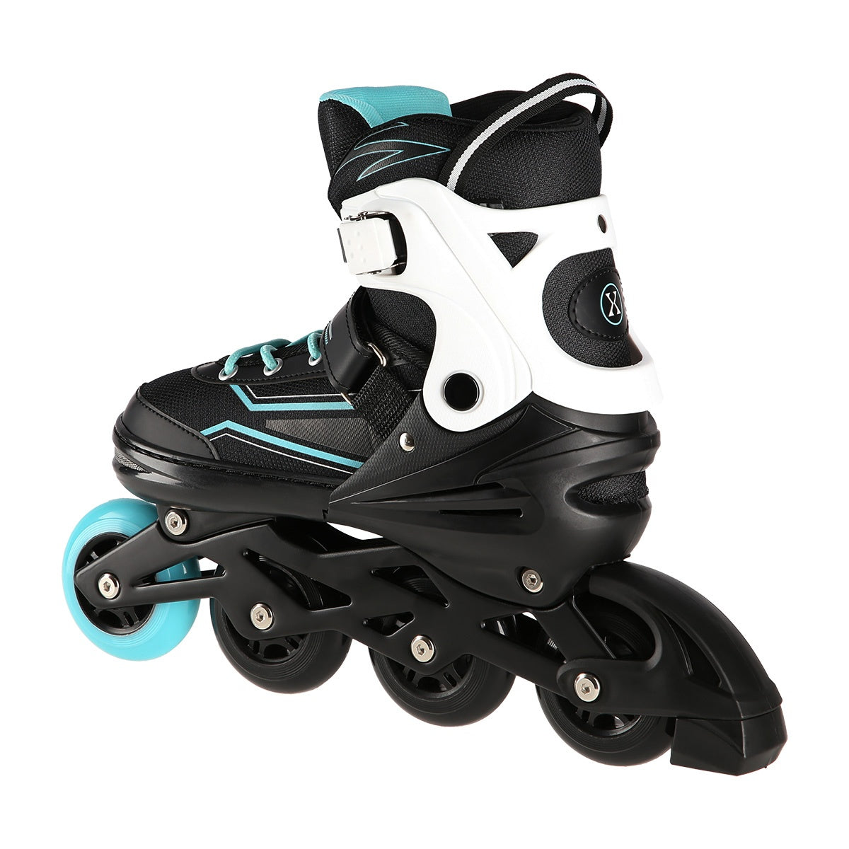 Turquoise In-Line Skates, Size M (35-38)