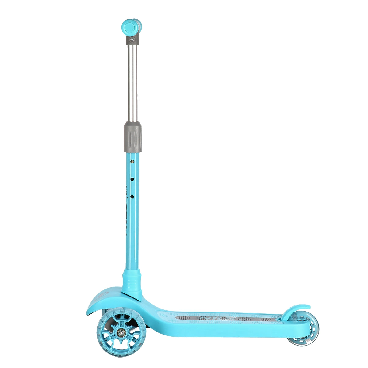 Turquoise Kick Scooter, Adjustable Height, Lightweight