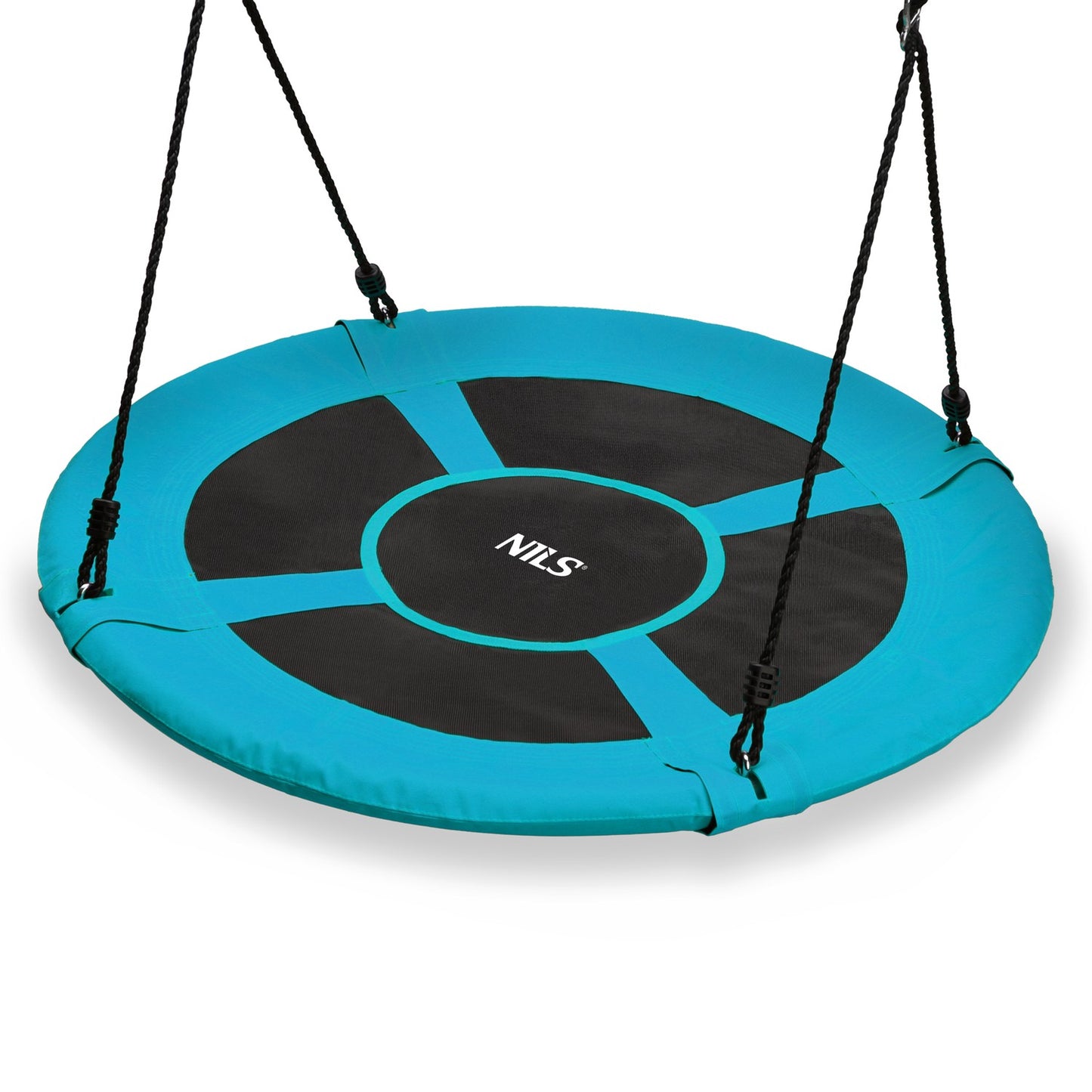 Turquoise Saucer Swing, Outdoor Kids Play Seat