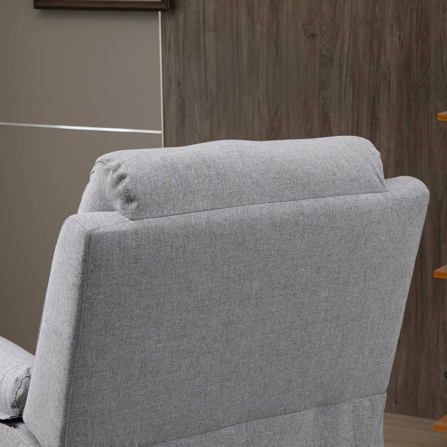 Electric recliner - standing aid, 1 motor, grey