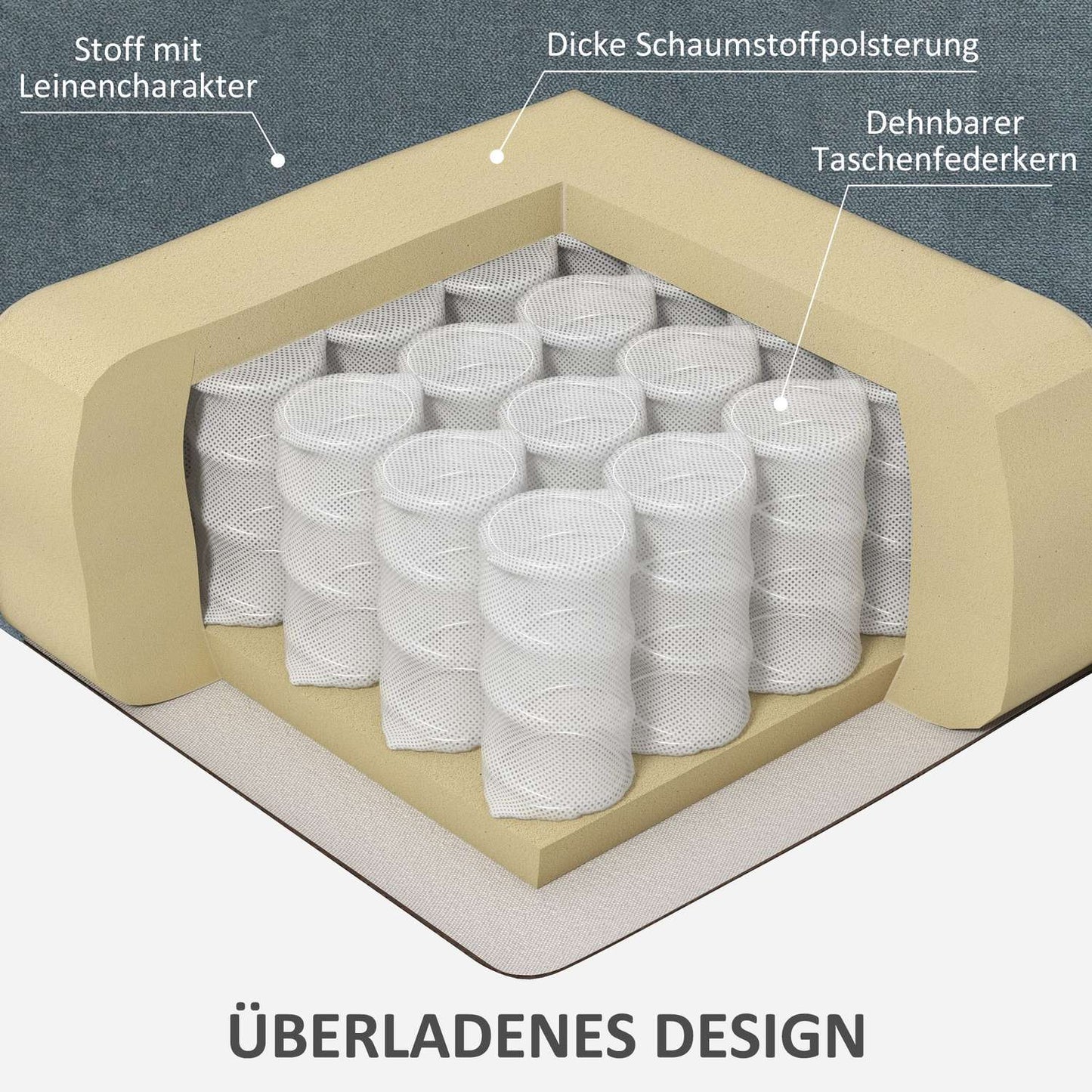 Electric recliner with heating & massage, dark grey