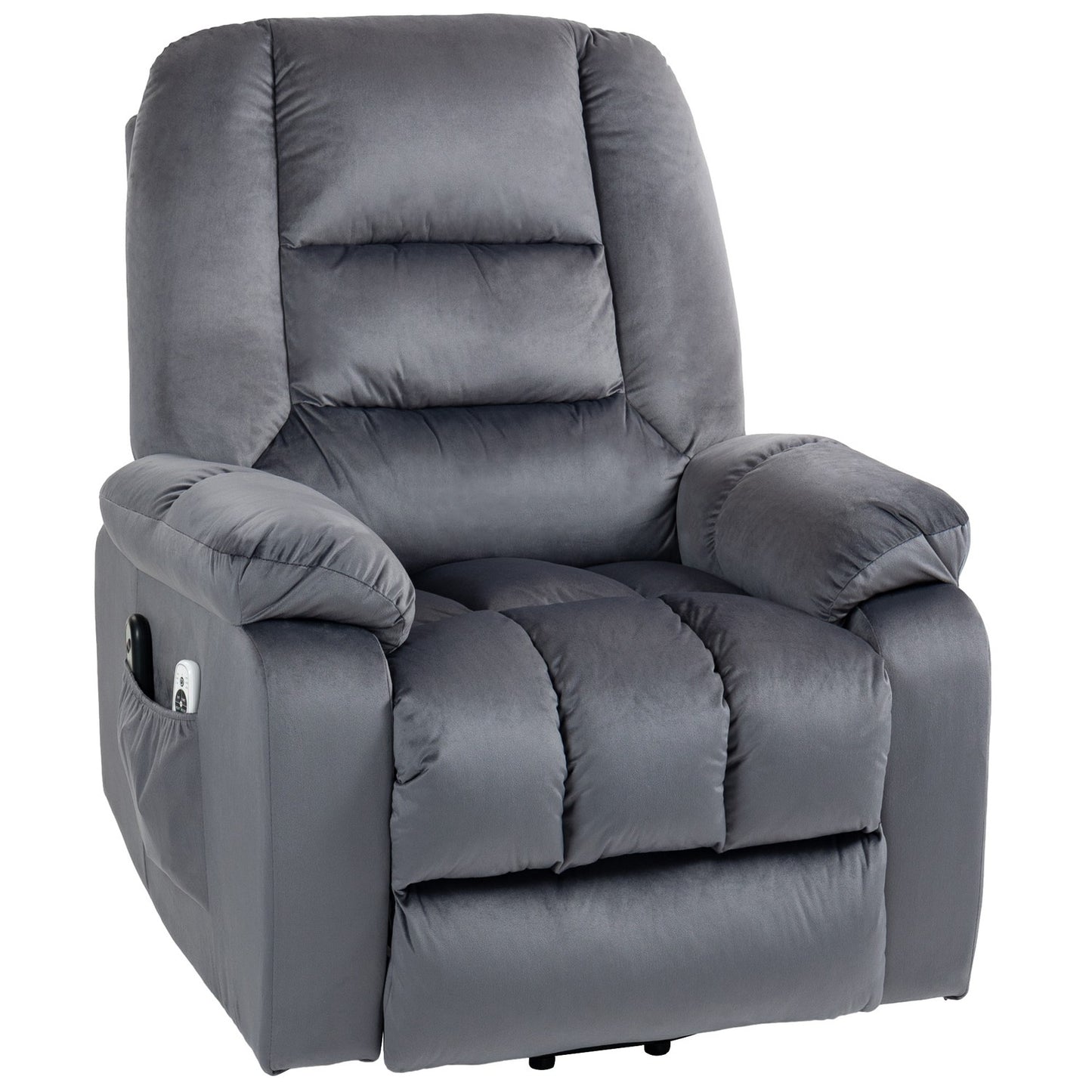 Electric recliner with massage, heating and footrest