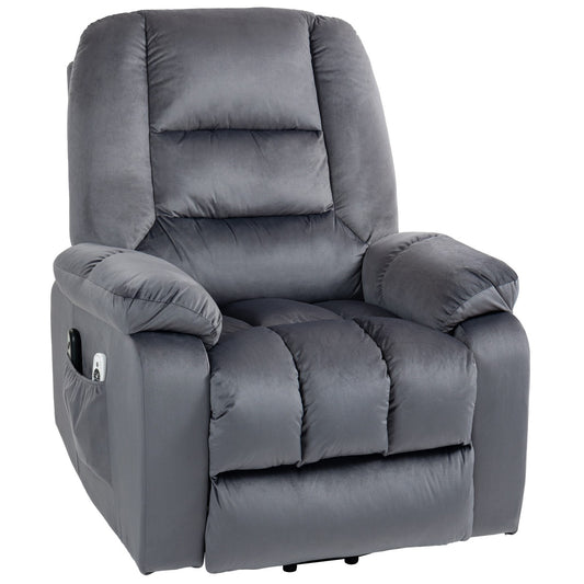 Electric recliner with massage, heating and footrest