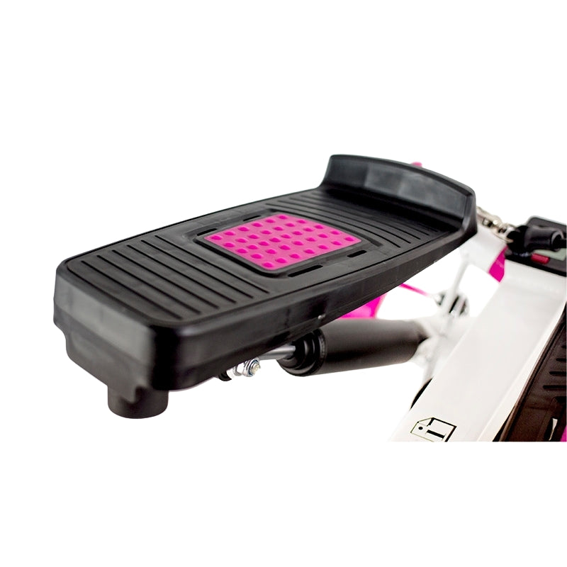Twist Stepper with Ropes, Pink – Compact Exercise Equipment