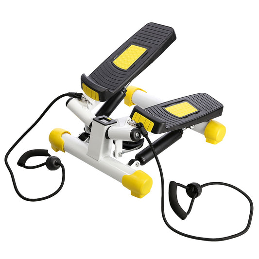 Twist Stepper with Ropes, Yellow – Compact Fitness Equipment