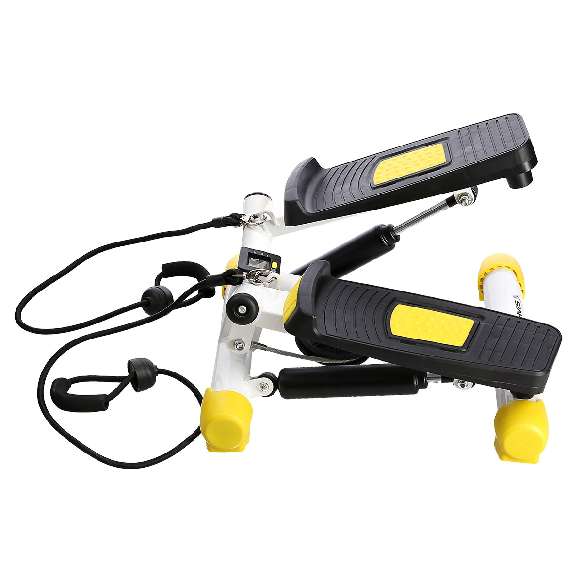 Twist Stepper with Ropes, Yellow – Compact Fitness Equipment