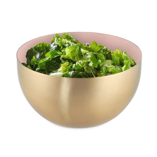 Two-Tone Stainless Steel Serving Bowl