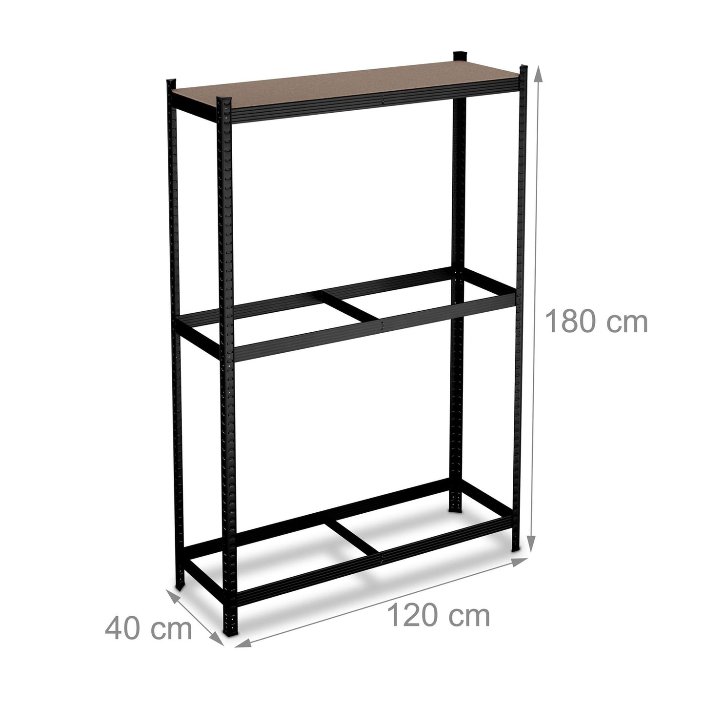 Tyre Rack for 8 Tyres, Adjustable Steel Shelves