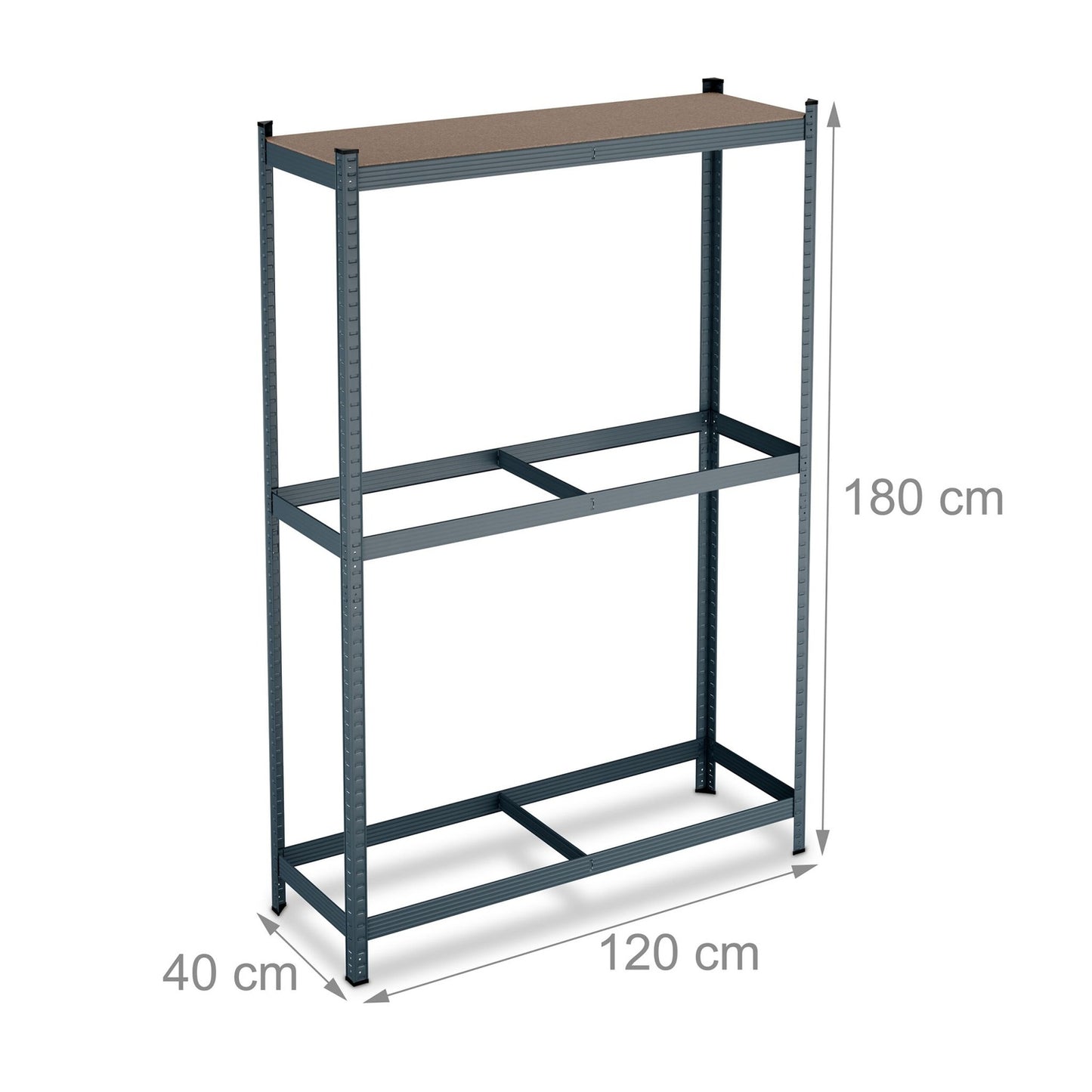 Tyre Rack for 8 Tyres, Adjustable Steel Shelves