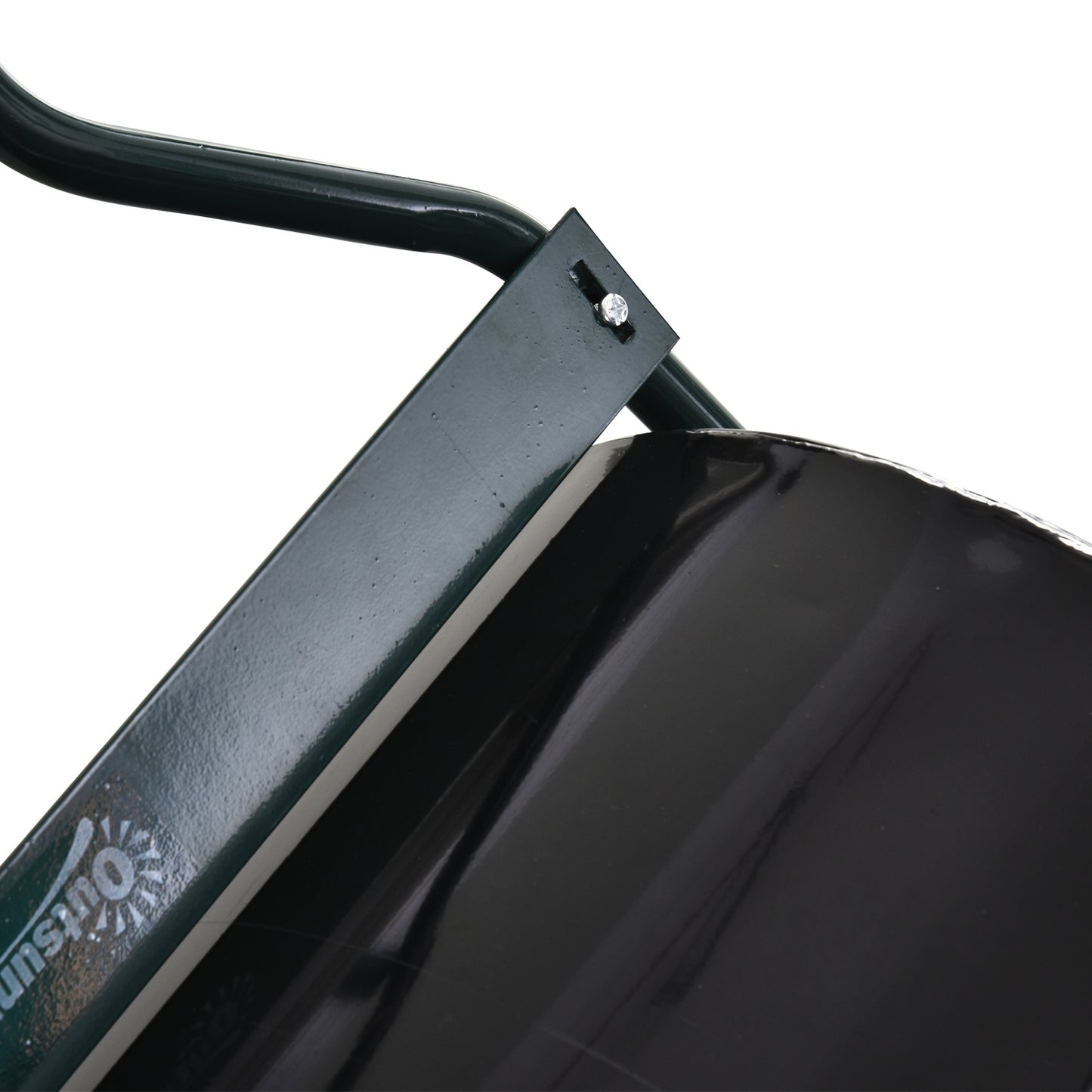 Grass roller 40cm, fillable metal - water/sand, black