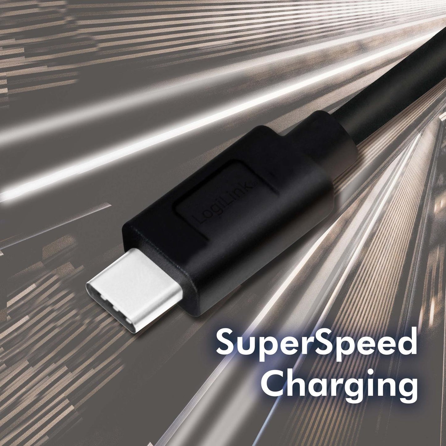 USB-A - USB-C cable USB 3.2 Gen1 15W 0.15m