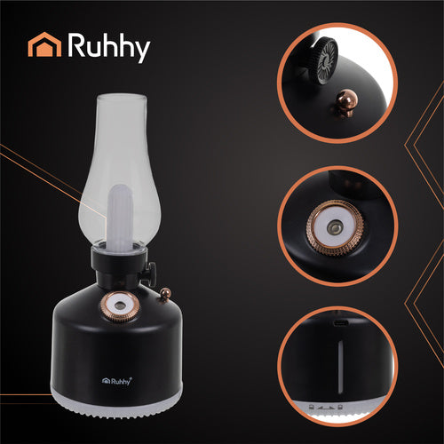USB Air Humidifier & Night Light, 280ml, 14 RGB LED