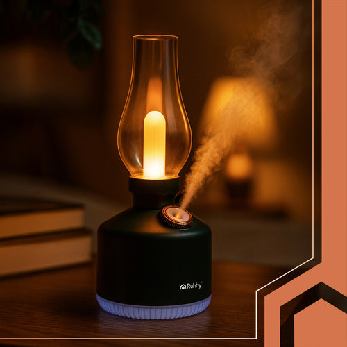 USB Air Humidifier & Night Light, 280ml, 14 RGB LED