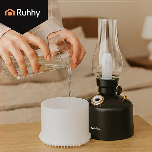 USB Air Humidifier & Night Light, 280ml, 14 RGB LED