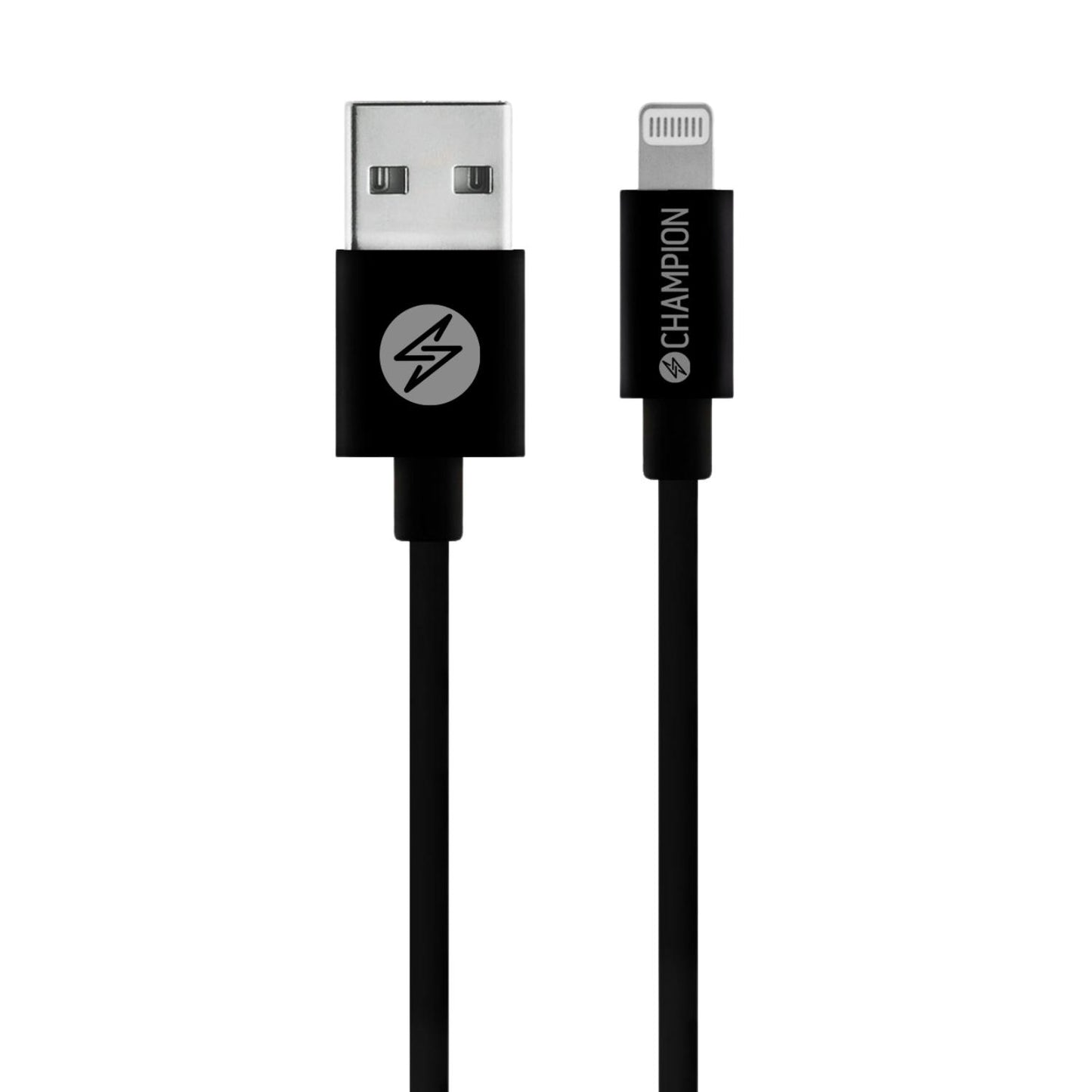 USB-A to Lightning Cable 2m Black