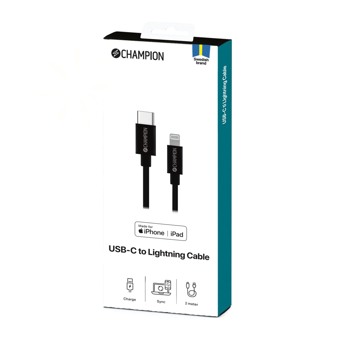 USB-C to Lightning Cable 2m Black