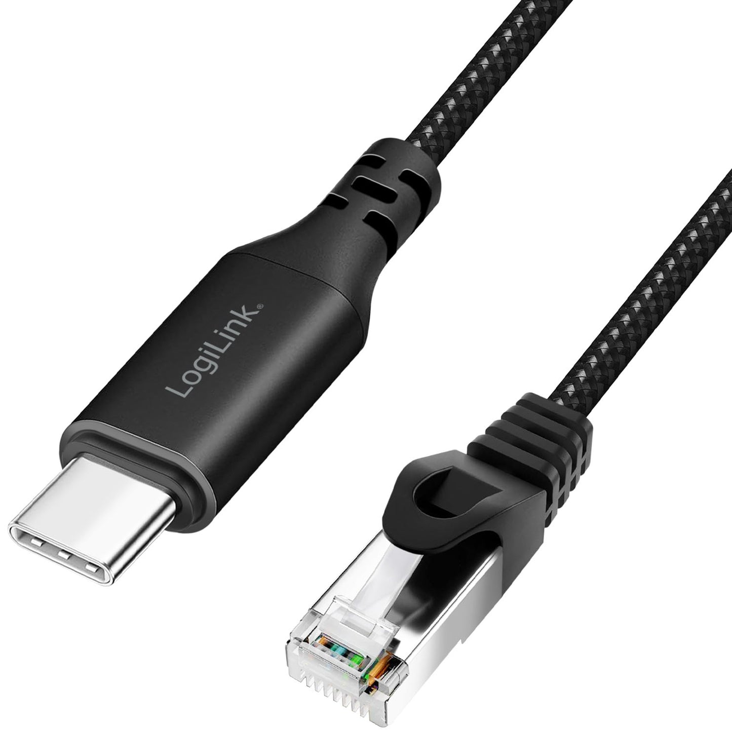 USB-C to RJ45 Ethernet Cable, 1 Gbps, 1m Length