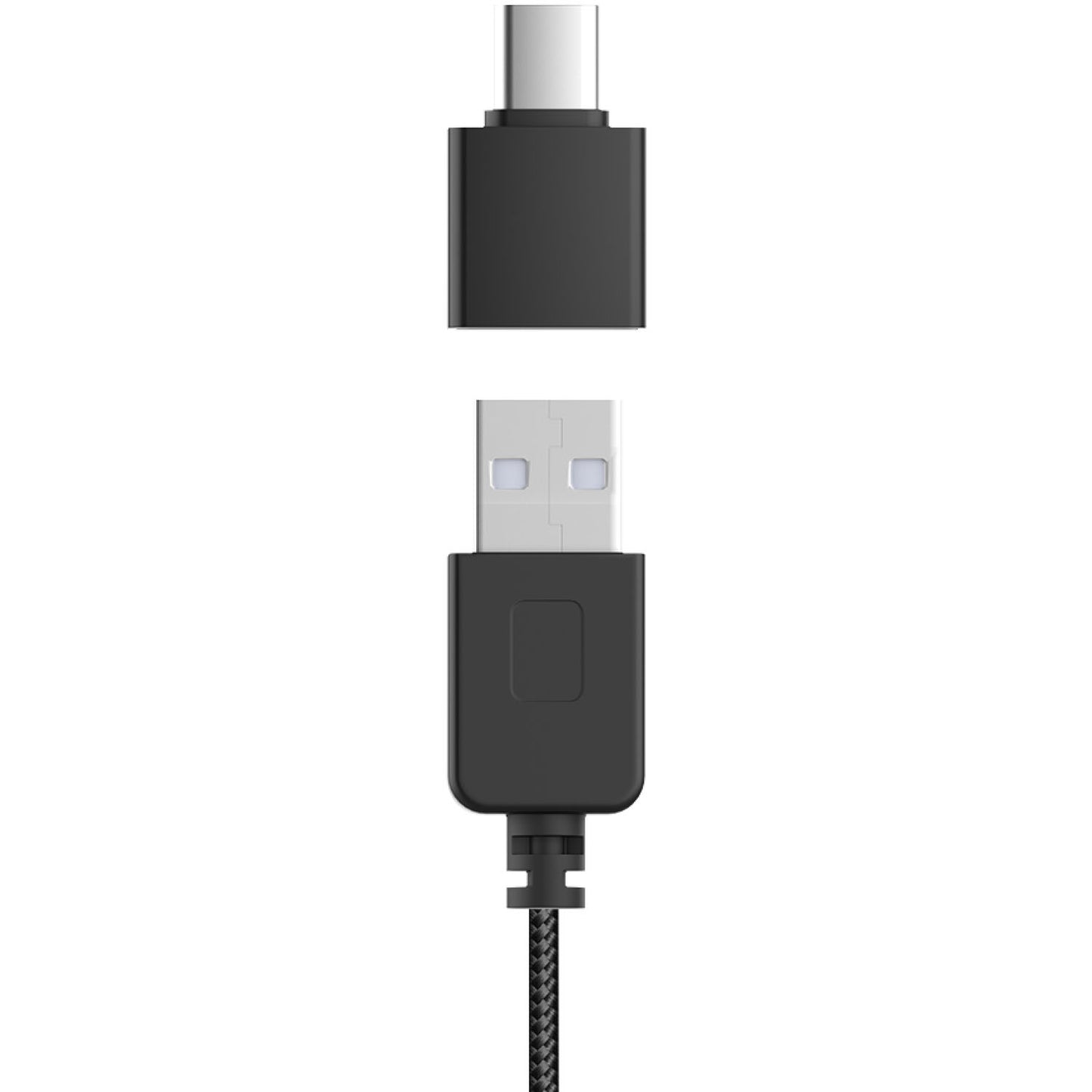 USB Headset with ENC, Adjustable Mic, USB-C/USB-A