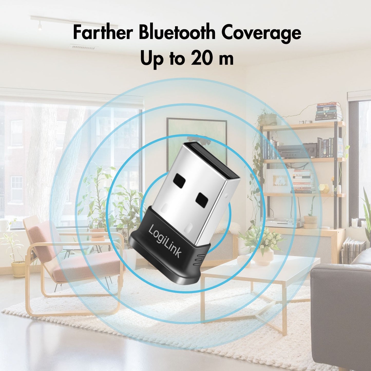 USB adapter Bluetooth 5.3 20m