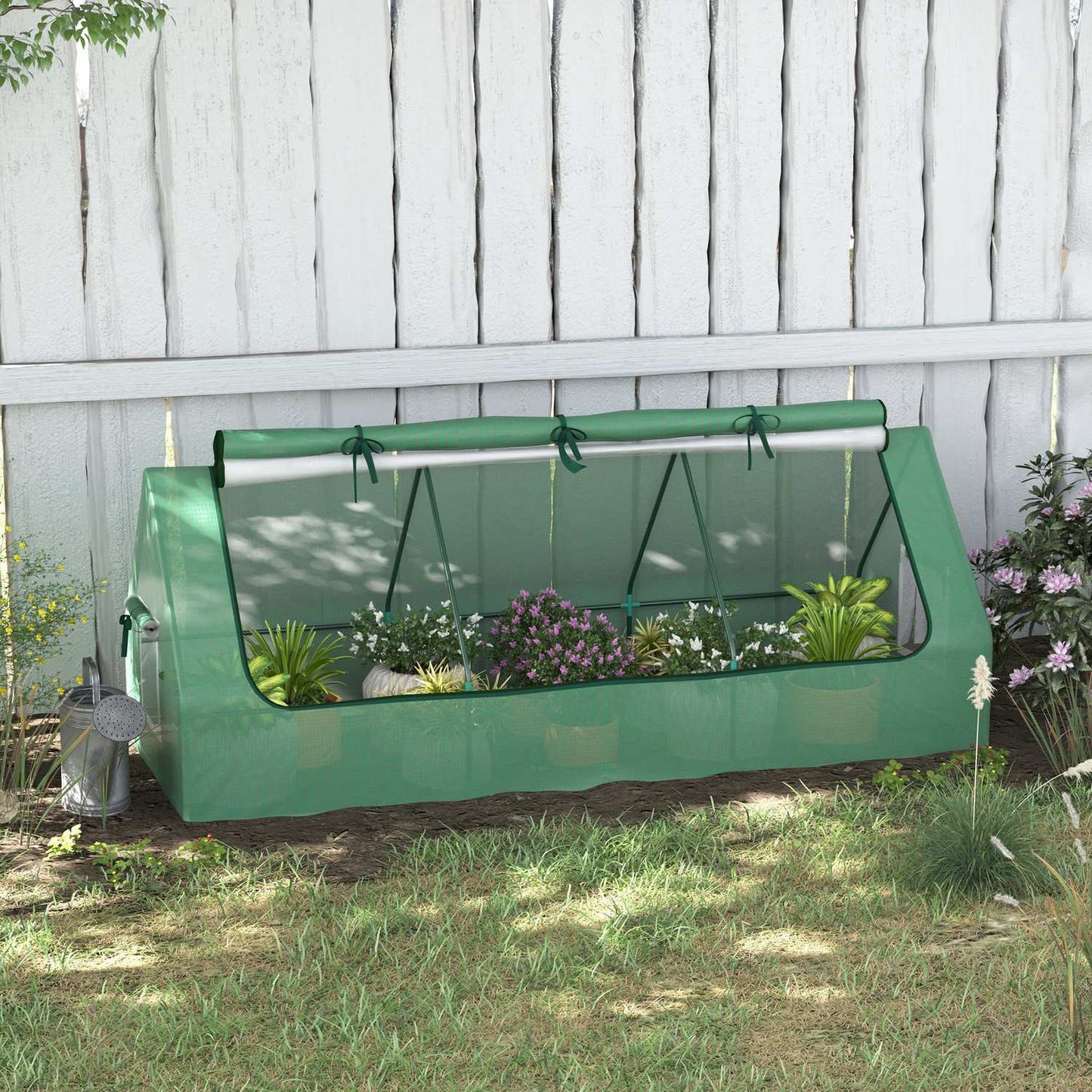 UV-resistant mini greenhouse, PE film, 240 x 90 x 90 cm