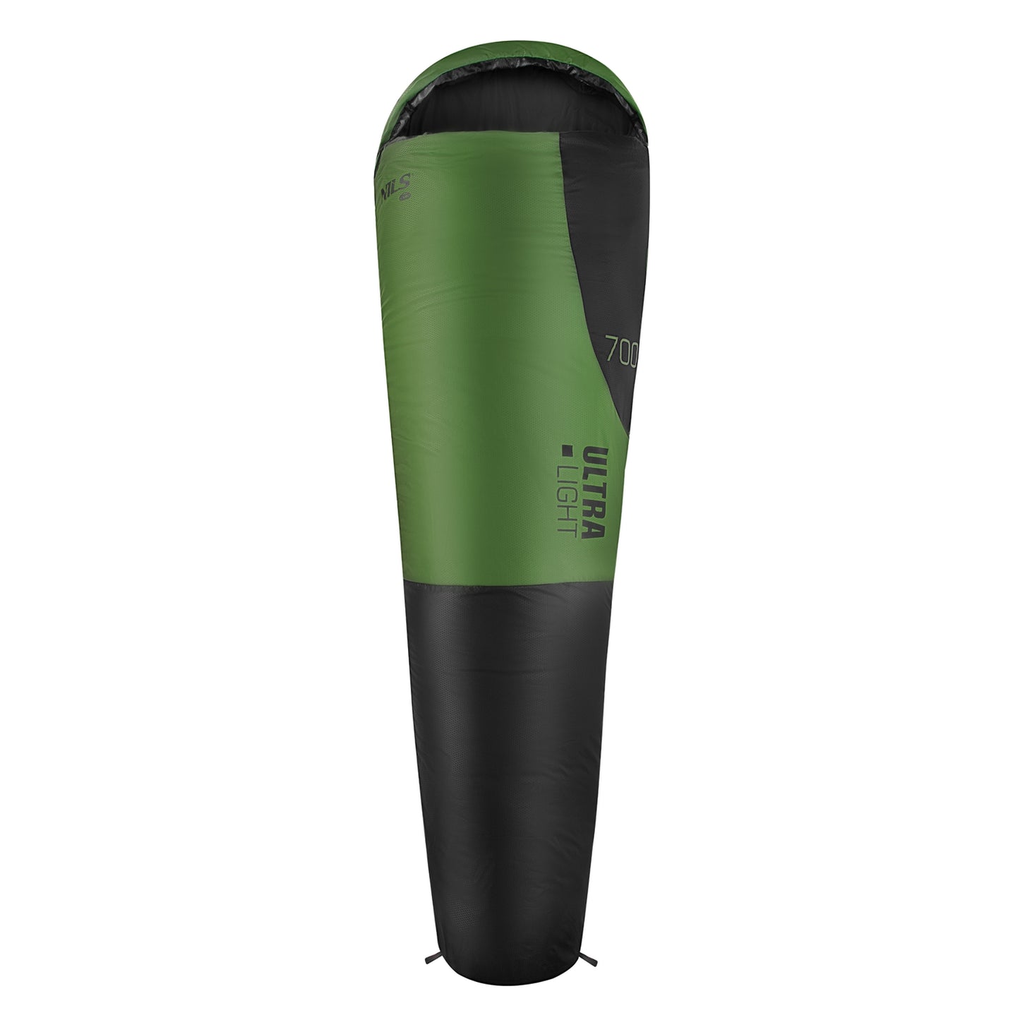 Ultra-Light Sleeping Bag, Black-Green, 5-20C, 710g