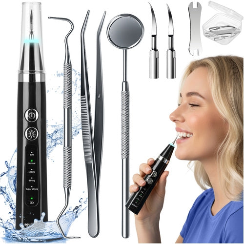 Ultrasonic Dental Scaler, 5 Modes, LED, Tartar Removal