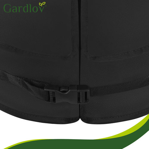 Umbrella Base, 40kg Sand-Filled, Black Oxford Fabric
