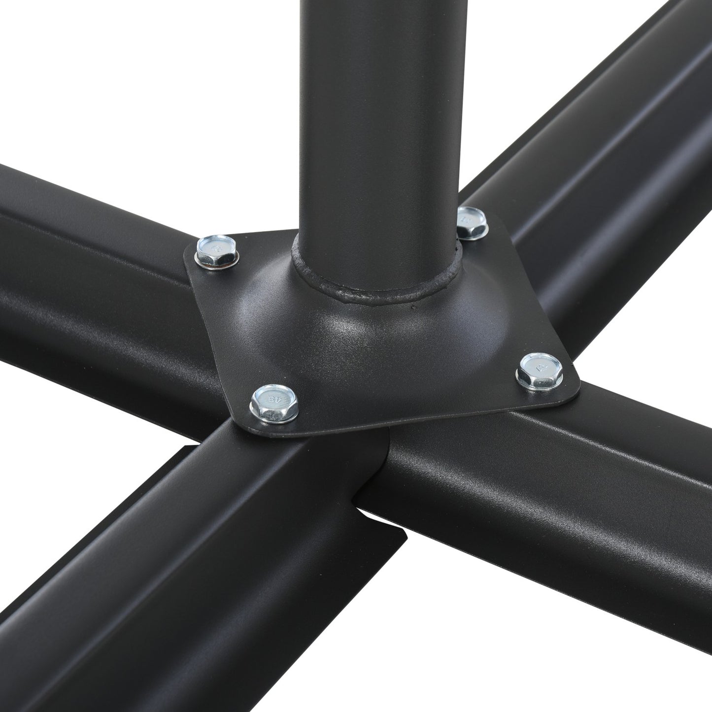 Black HDPE umbrella stand - durable and elegant