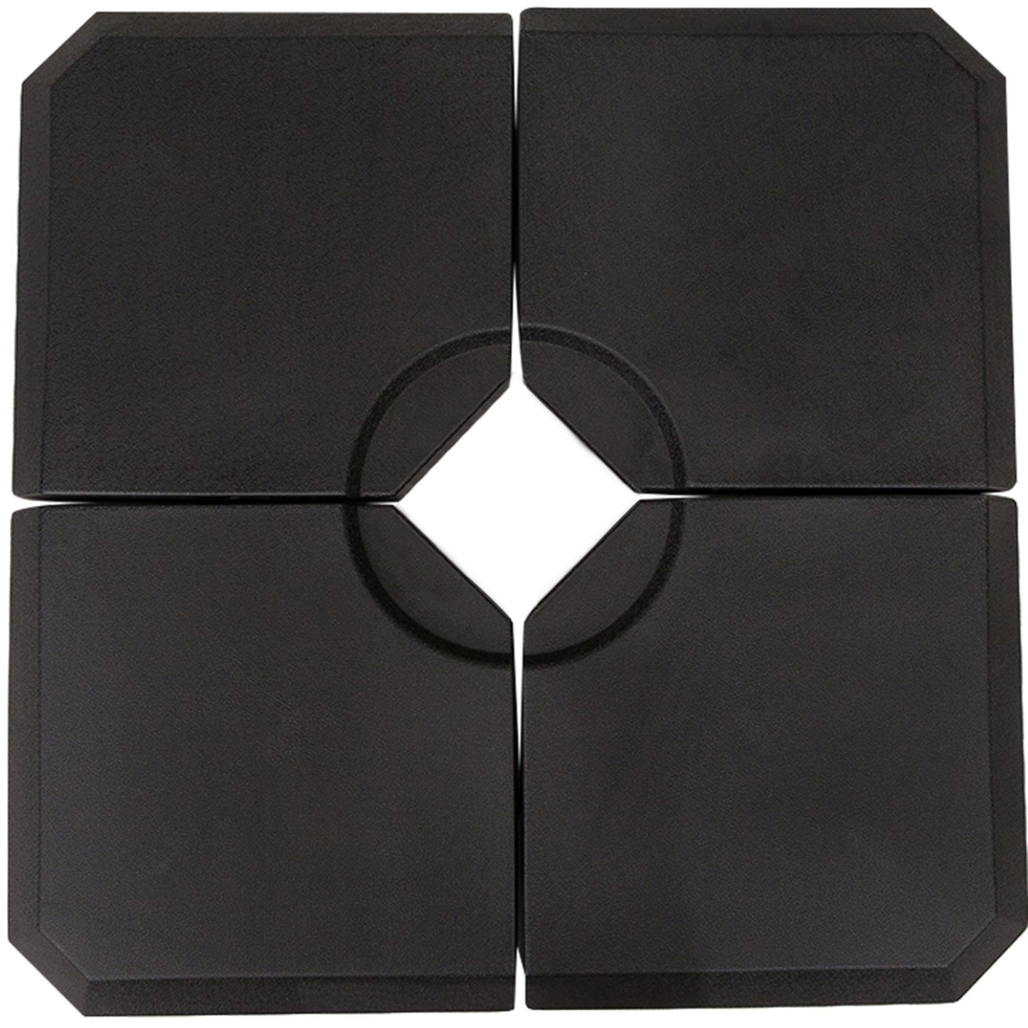 Umbrella stand weights, HDPE, fill with water or sand