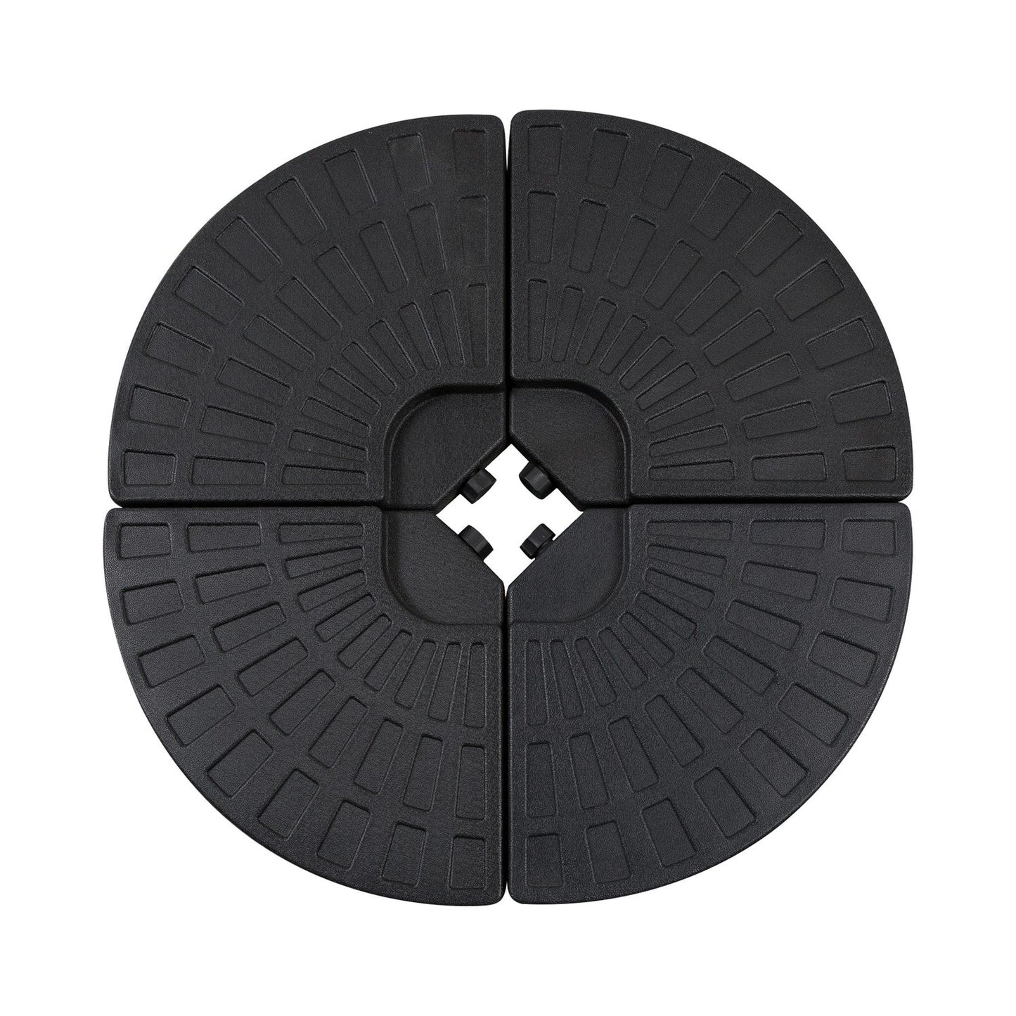 Heavy parasol weight, 52 kg water/68 kg sand, black