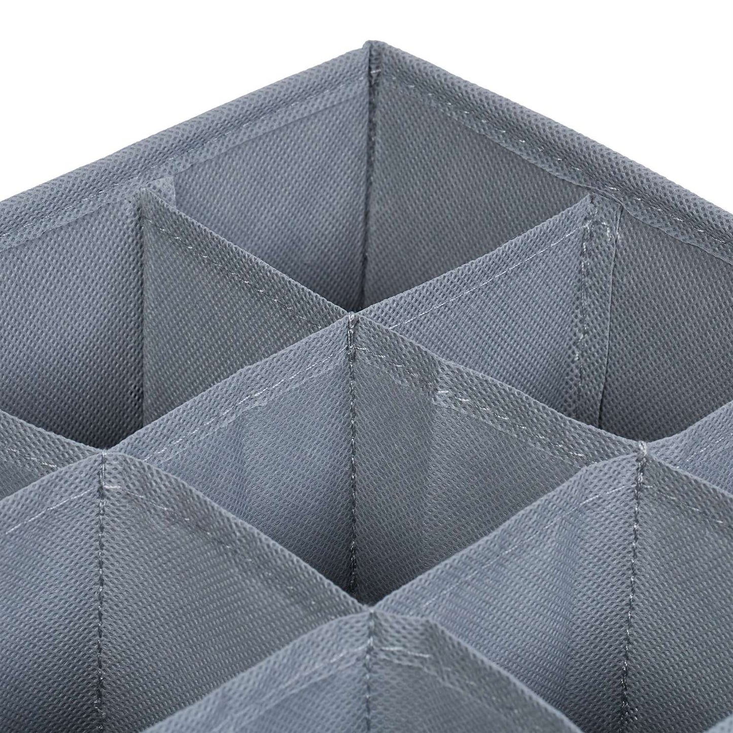 Underwear Drawer Organisers, Set of 4 with 16 Compartments