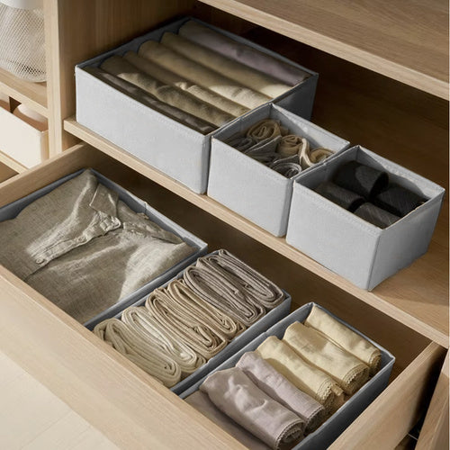 Underwear Drawer Organizer Set, 6 Non-Woven Containers