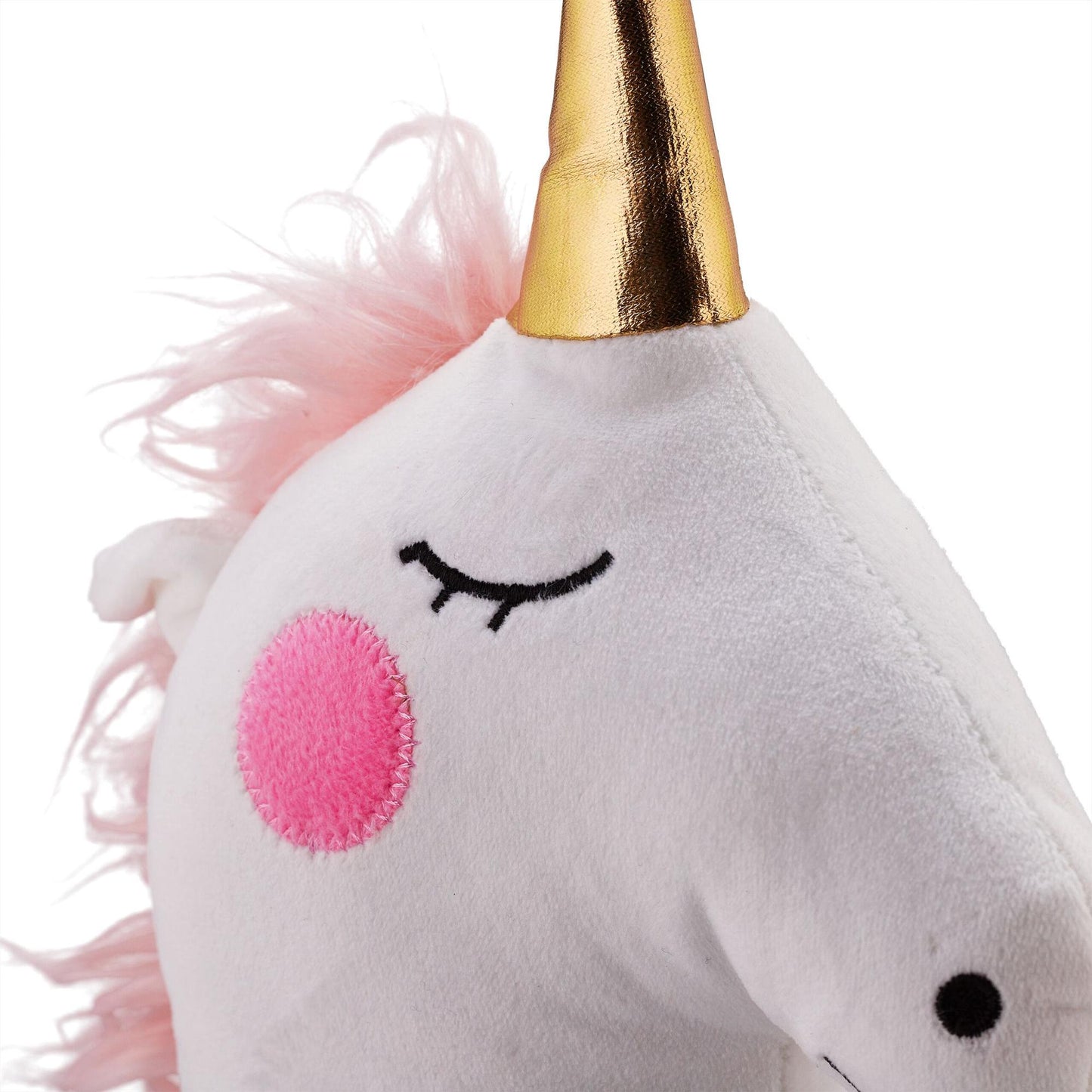 Unicorn door stop in white