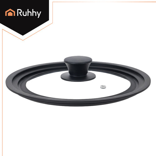 Universal 3-in-1 Silicone-Glass Lid for Pots 18/20/22cm