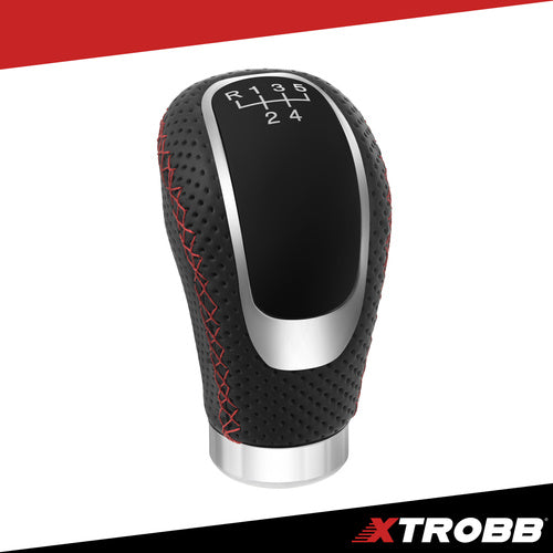 Universal Gear Shift Knob, 5/6 Speed, PU Leather