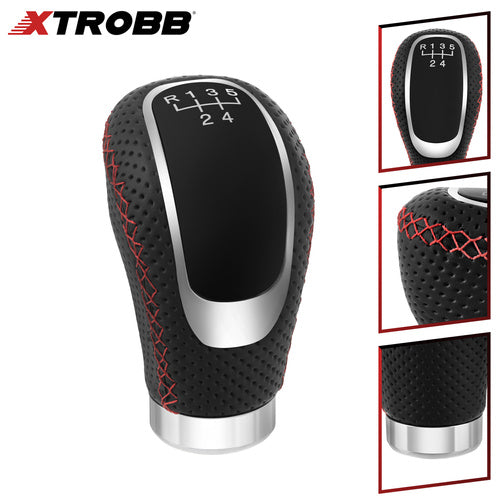 Universal Gear Shift Knob, 5/6 Speed, PU Leather