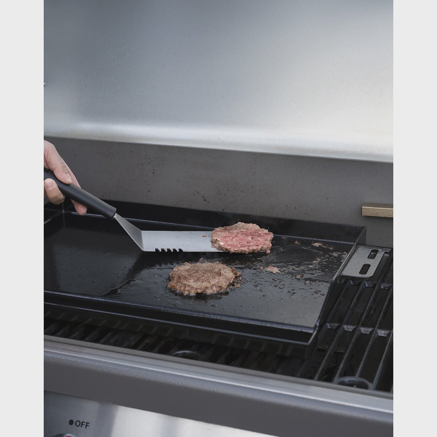 Universal Griddle 55x36cm, Enameled Steel for Gas Grills