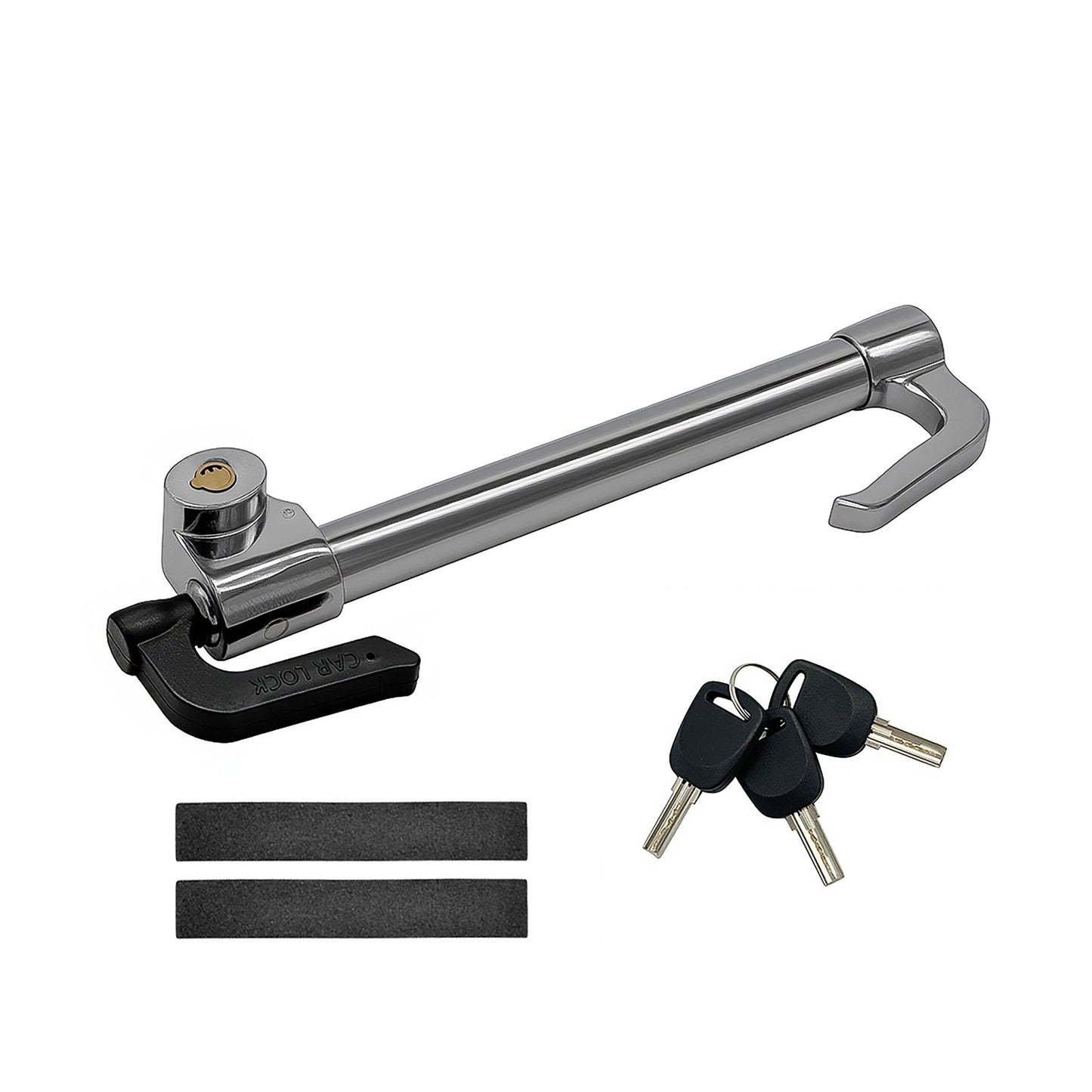 Universal Vehicle Steering Wheel and Pedal Lock
