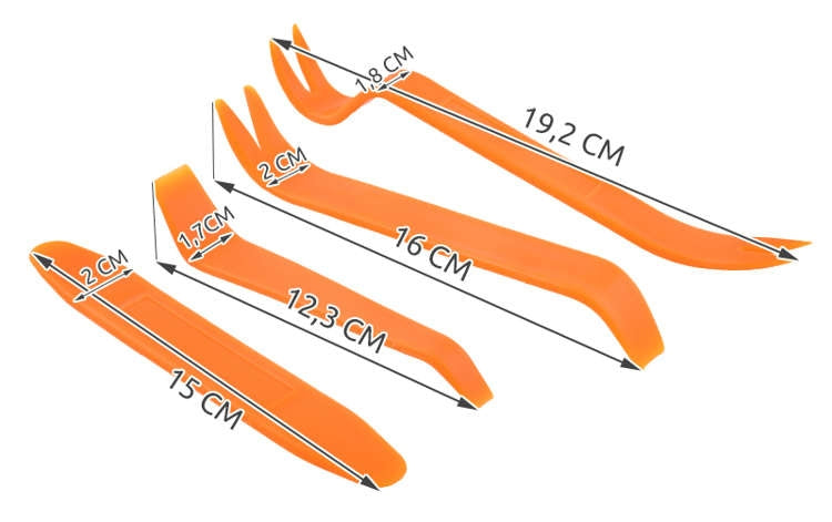 Upholstery strippers - set of 4 pcs.