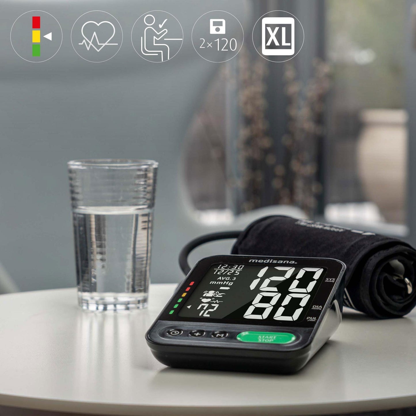 Upper arm blood pressure monitor BU582